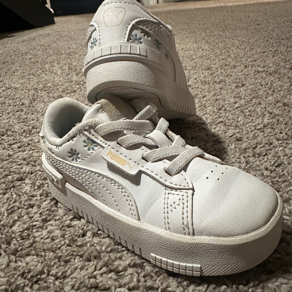 Puma Kids White Sneakers
